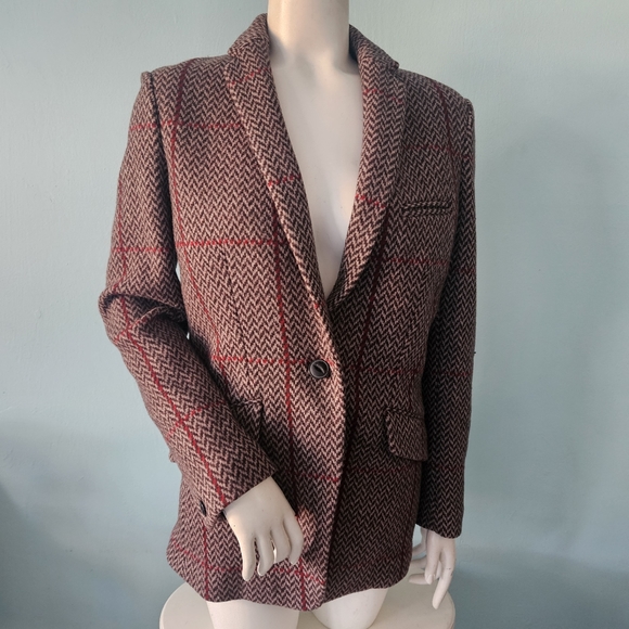 rag & bone Paprika Margot Wool Blazer NWT designer luxury jacket 0 XS - Picture 3 of 12